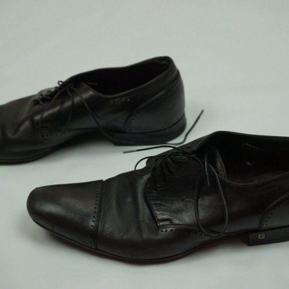 Louis Vuitton “Phat” Black Leather Boroque Cap Toe - Picture 6 of 8